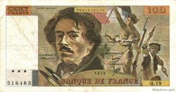 100 Francs DELACROIX modifié FRANCE  1979 F.69.03 pr.TTB