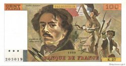 100 Francs DELACROIX modifié FRANCIA  1980 F.69.04a
