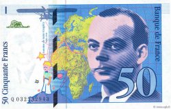 50 Francs SAINT-EXUPÉRY modifié Fauté FRANCE  1997 F.73.04 NEUF