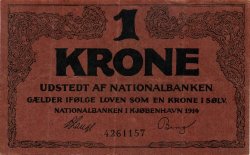 1 Krone DANEMARK  1914 P.011 SUP