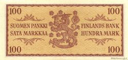 100 Markkaa FINLANDE  1957 P.097a SPL