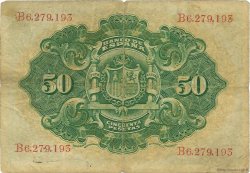 50 Pesetas ESPAGNE  1906 P.058a TB