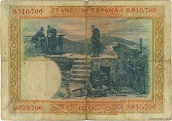100 Pesetas ESPAGNE  1925 P.069b B+