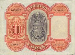 500 Pesetas SPAIN  1927 P.073a VF+