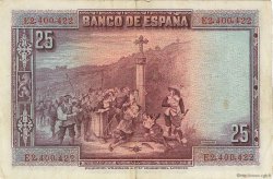 25 Pesetas SPAIN  1928 P.074b VF