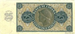 25 Pesetas ESPAGNE  1936 P.099 SPL