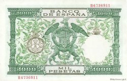 1000 Pesetas SPAIN  1957 P.149a XF