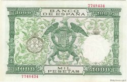 1000 Pesetas SPAIN  1957 P.149a AU