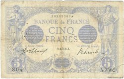 5 Francs BLEU FRANCE  1915 F.02.31 B+