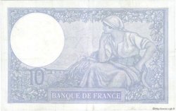 10 Francs MINERVE modifié FRANCE  1939 F.07.02 TTB