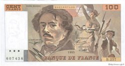 100 Francs DELACROIX 442-1 & 442-2 FRANCIA  1995 F.69ter.02a AU+