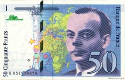 50 Francs SAINT-EXUPÉRY modifié FRANCE  1999 F.73.05 SPL+