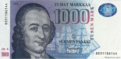 1000 Markkaa FINLANDE  1991 P.121 NEUF