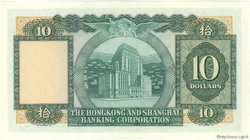 10 Dollars HONG KONG  1977 P.182h pr.SPL