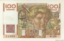 100 Francs JEUNE PAYSAN FRANCE  1949 F.28.24 TTB+
