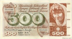 500 Francs SUISSE  1971 P.51i TTB