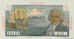 5 Francs Bougainville GUYANE  1946 P.19a pr.SPL
