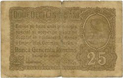 25 Bani ROUMANIE  1917 P.M01 B