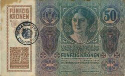 50 Kronen ROUMANIE  1919 P.R07 pr.TTB