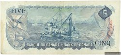 5 Dollars CANADA  1972 P.087b TTB