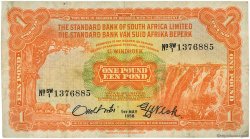 1 Pound AFRIQUE DU SUD OUEST  1958 P.11 TB