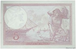 5 Francs FEMME CASQUÉE modifié FRANKREICH  1939 F.04.09 VZ+