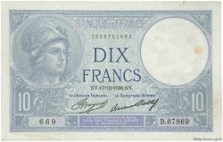 10 Francs MINERVE FRANCE  1936 F.06.17 TB+