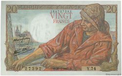20 Francs PÊCHEUR FRANCE  1943 F.13.05 pr.NEUF