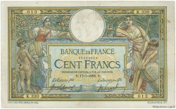 100 Francs LUC OLIVIER MERSON avec LOM FRANCE  1908 F.22.01 TB