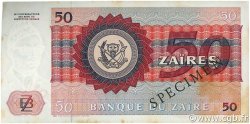 50 Zaïres Spécimen ZAÏRE  1980 P.25s TTB+