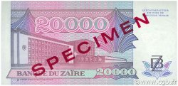 20000 Zaïres Spécimen ZAÏRE  1991 P.39s SC+