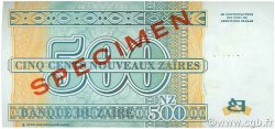 500 Nouveaux Zaïres Spécimen ZAÏRE  1995 P.65s pr.NEUF
