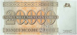 20000 Nouveaux Zaïres ZAIRE  1996 P.72a UNC