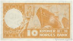 10 Kroner NORVÈGE  1961 P.31c SUP+