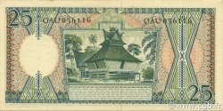 25 Rupiah INDONESIA  1958 P.057 AU