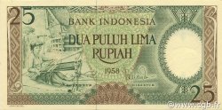 25 Rupiah INDONESIA  1958 P.057 UNC