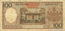 100 Rupiah INDONÉSIE  1958 P.059 TTB