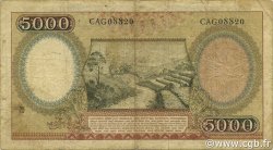 5000 Rupiah INDONÉSIE  1958 P.063 TB