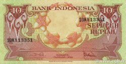 10 Rupiah INDONÉSIE  1959 P.066 SUP