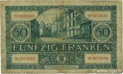 50 Francs LUXEMBOURG  1932 P.38a B+