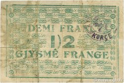 1/2 Franc ALBANIE  1917 PS.108 pr.TTB