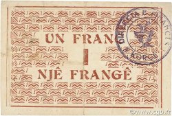 1 Franc ALBANIEN  1917 PS.111 fVZ