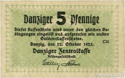 5 Pfennige DANTZIG  1923 P.34a TTB+