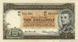 10 Shillings AUSTRALIE  1954 P.29