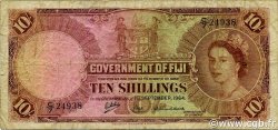 10 Shillings FIDJI  1964 P.052d B+