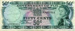 50 Cents FIDJI  1971 P.064b TTB