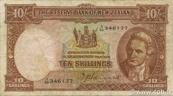 10 Shillings NOUVELLE-ZÉLANDE  1955 P.158a TB+