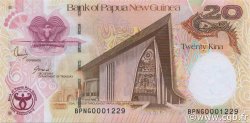 20 Kina Commémoratif PAPúA-NUEVA GUINEA  2008 P.36a