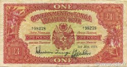 1 Pound TONGA  1954 P.11b