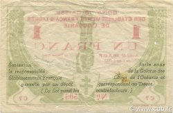 1 Franc OCÉANIE  1942 P.08 TTB